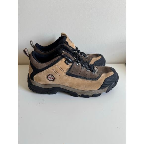 Timberland Womens  ACT Beige Leather Lace Up Hiking Boot Size 8M - Picture 5 of 6